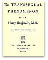 1966年のハリーベンジャミン、“The transsexual phenomenon”発表